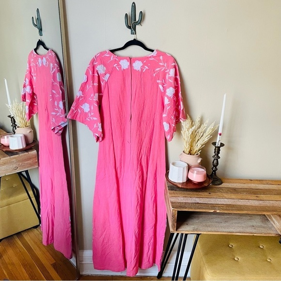 Never a Wallflower Embroidered Floral Maxi Dress - Picture 2 of 5